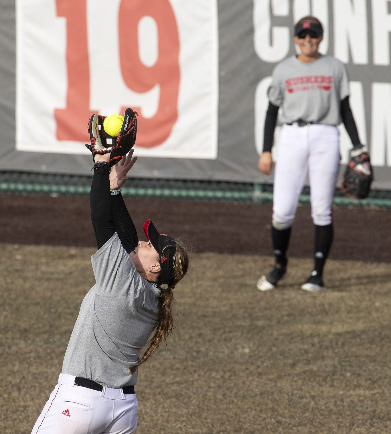 Nebraska softball practice